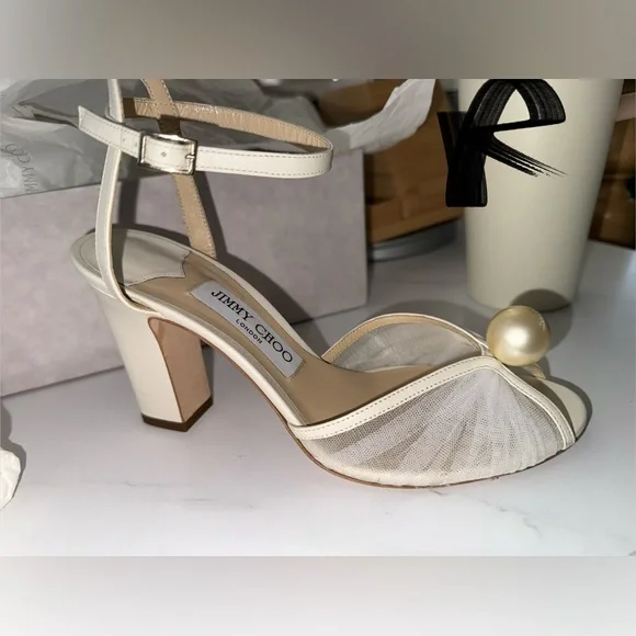 Jimmy Choo Sacaria 85 High Block Heel - Picture 9 of 16